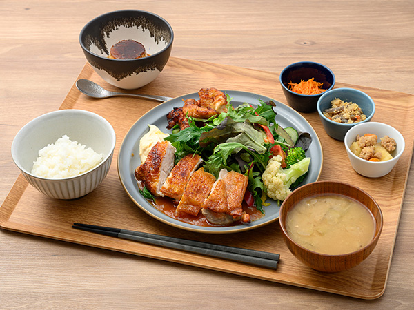 野菜もりもりチキンソテー＆鶏唐揚げ