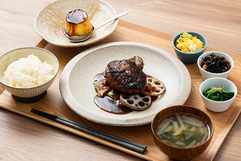 手ごねハンバーグ