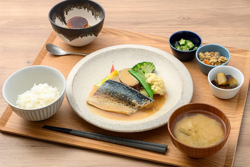 鯖の味噌ソース煮